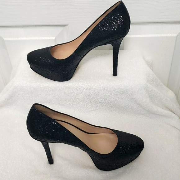 Nine West Fortonight Pumps in Black/Black Sky - Size 10 1/2 - Picture 2 of 9